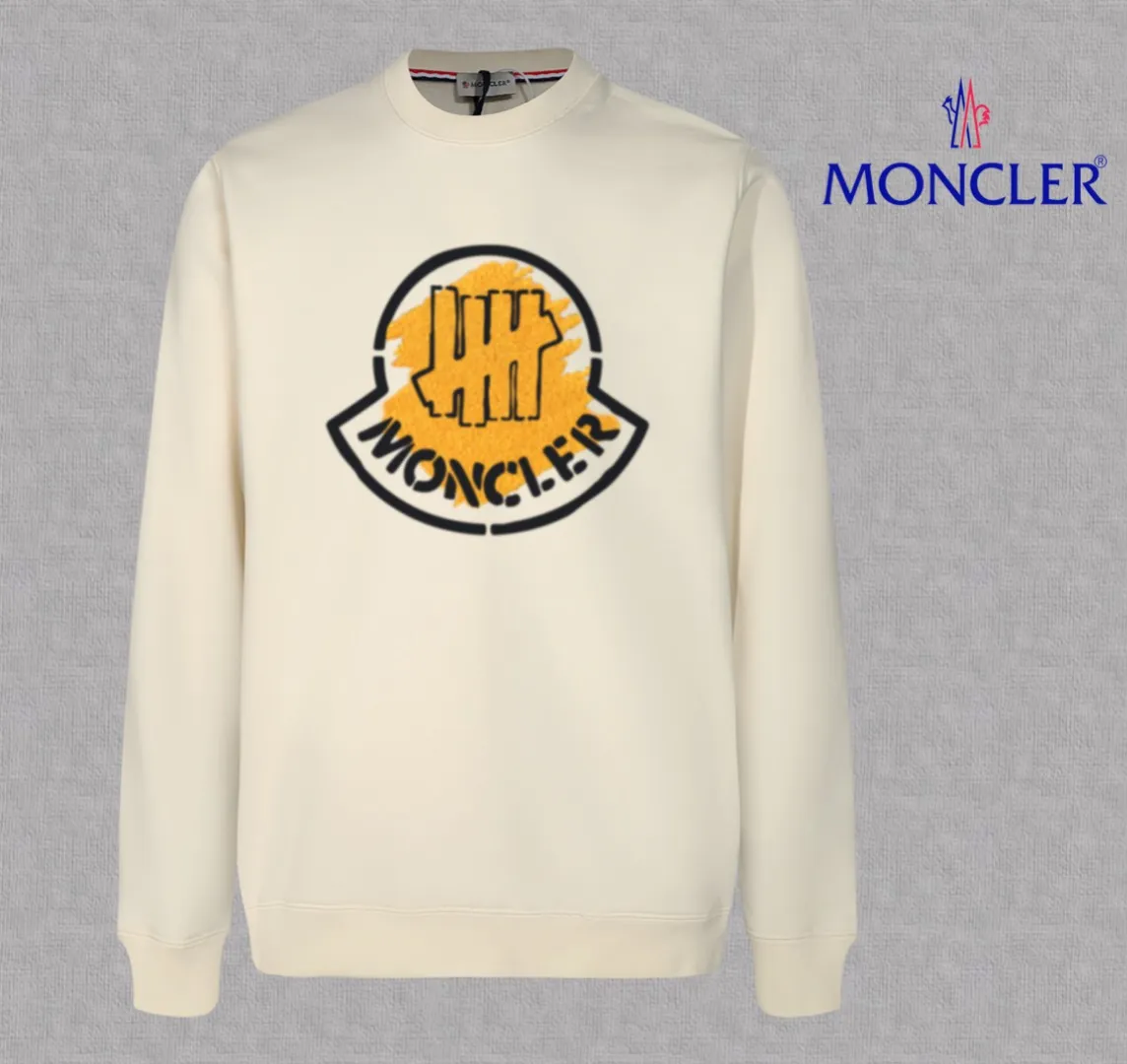 【 In Stock】 〖 𝐌𝐎𝐍𝐂𝐋𝐄𝐑~ 〗 440g ， 😎 ， ， Factory 2025 T ， ， Premium LOGO， Same Style ：Black White Size：S M L XL 2XL